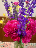 Large Peony Columbine Larkspur